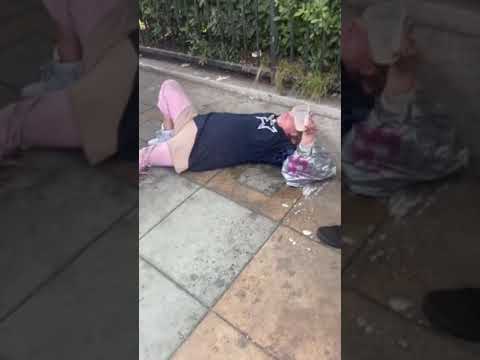 RAPPER WESLEY CHARM SAVES LITTLE GIRL FROM RANDOM STRANGER ATTACK ABDUCTION ON VIDEO IN LOS ANGELES