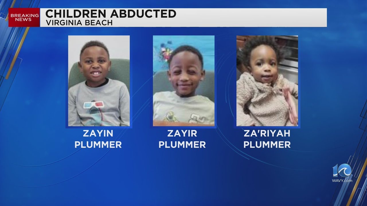 Police: 2 stabbed, 3 children abducted in Virginia Beach, Amber Alert issued