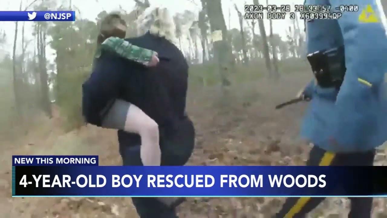 FOUND SAFE: New Jersey troopers rescue missing 4-year-old boy in the woods
