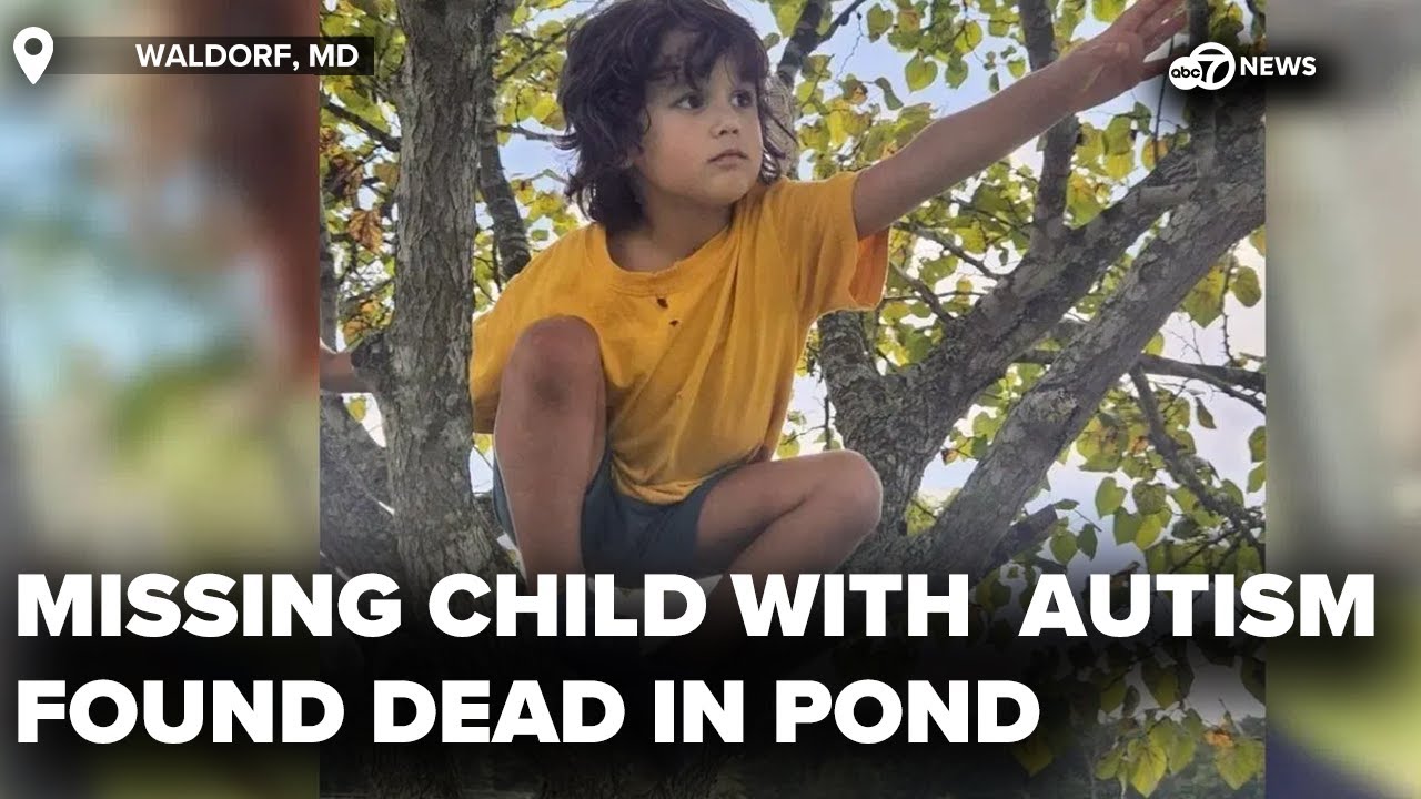Missing 5-year-old boy with autism found dead in pond in Waldorf, Maryland