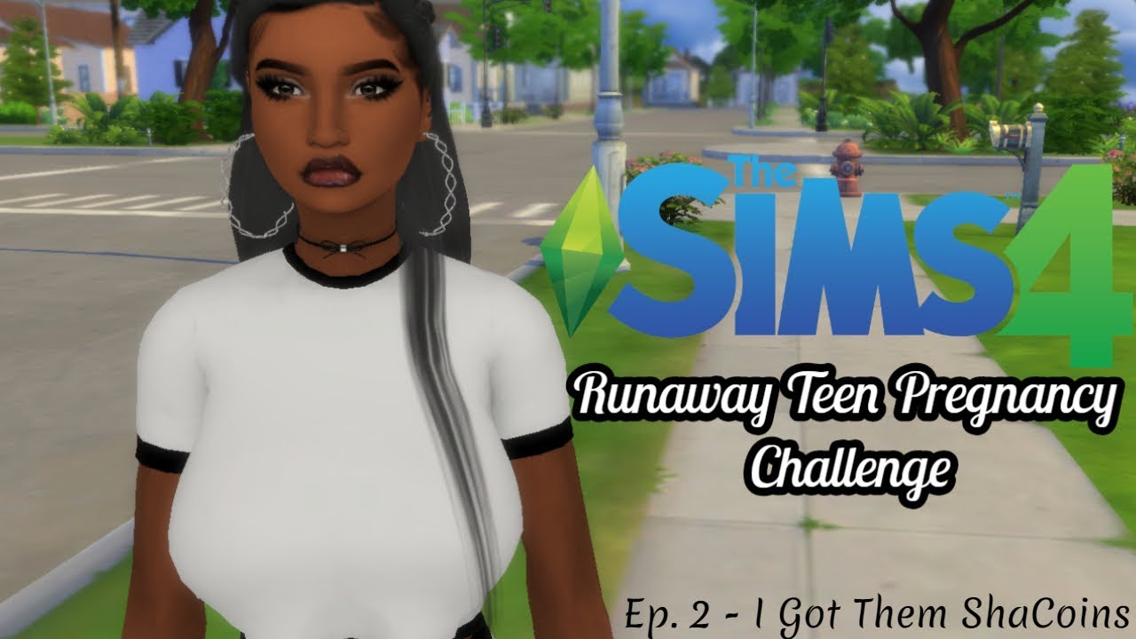 Runaway Teen Pregnancy Challenge | The Sims 4 | Ep.2
