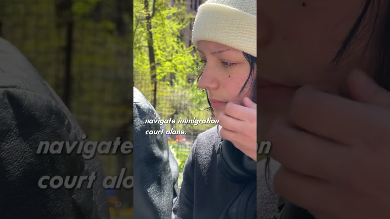 People discovering what unaccompanied minors experience.