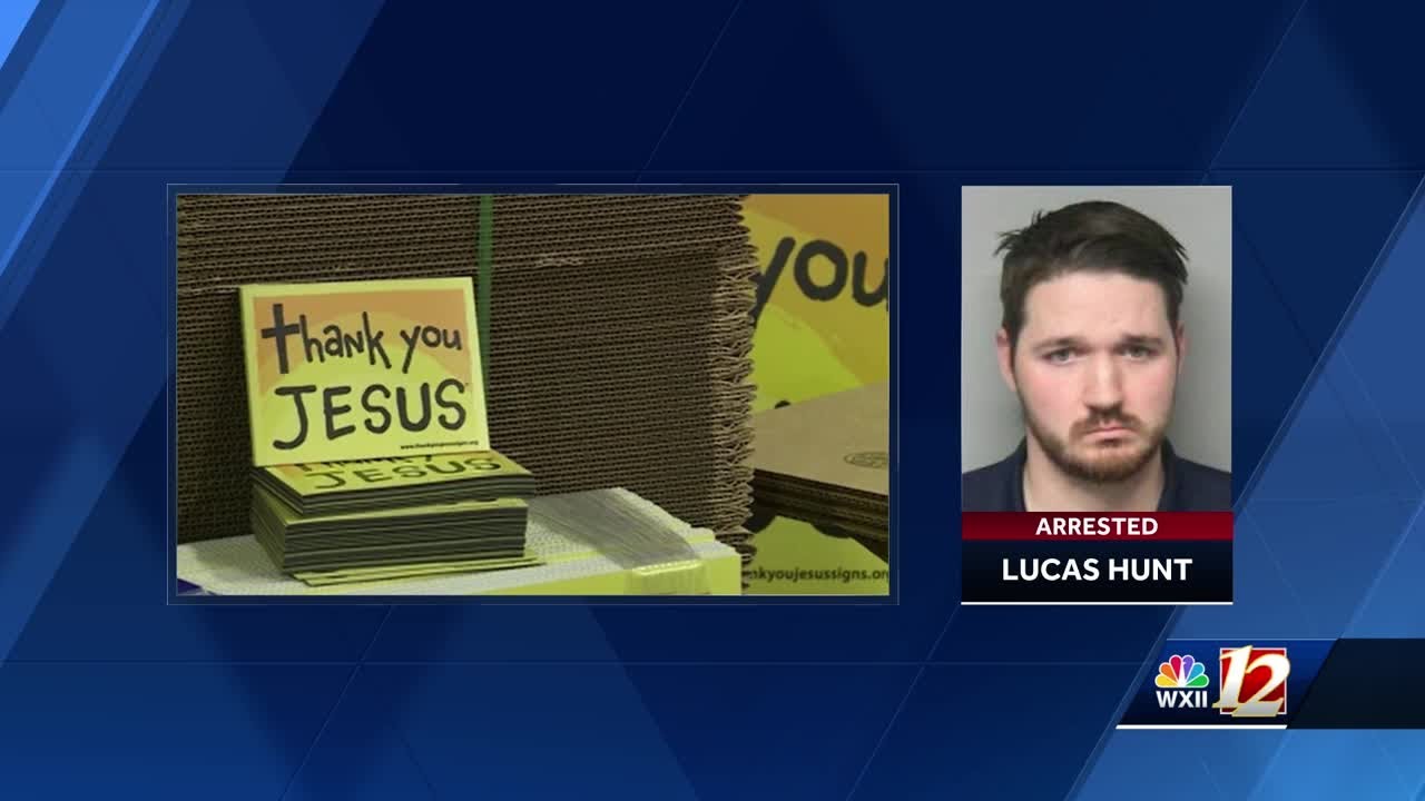 Man who made Thank You Jesus yard signs popular arrested for sexual exploitation of a minor