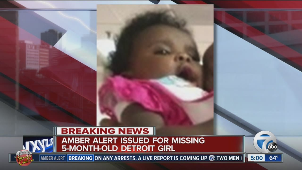 Amber Alert issued for missing 5-month-old Detroit girl