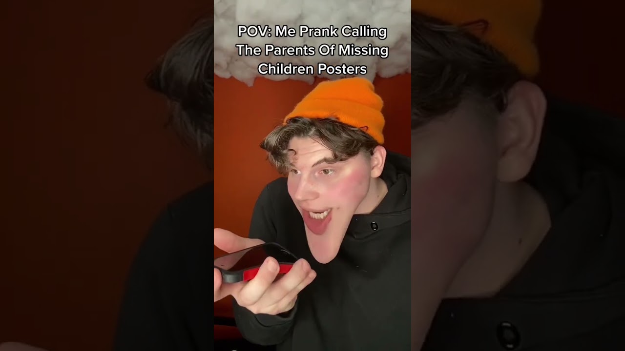 When You Prank Call Parents Of Missing Kids Posters…