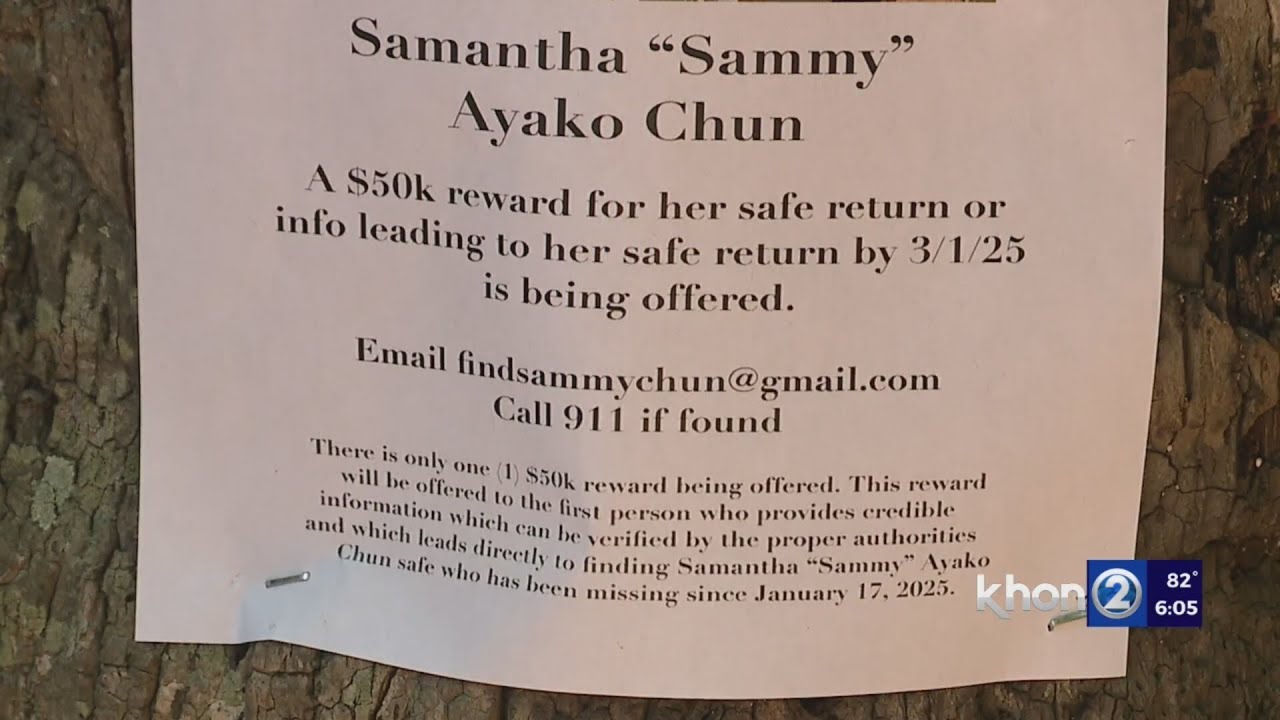 The search for Sammy continues, $50k offered for information
