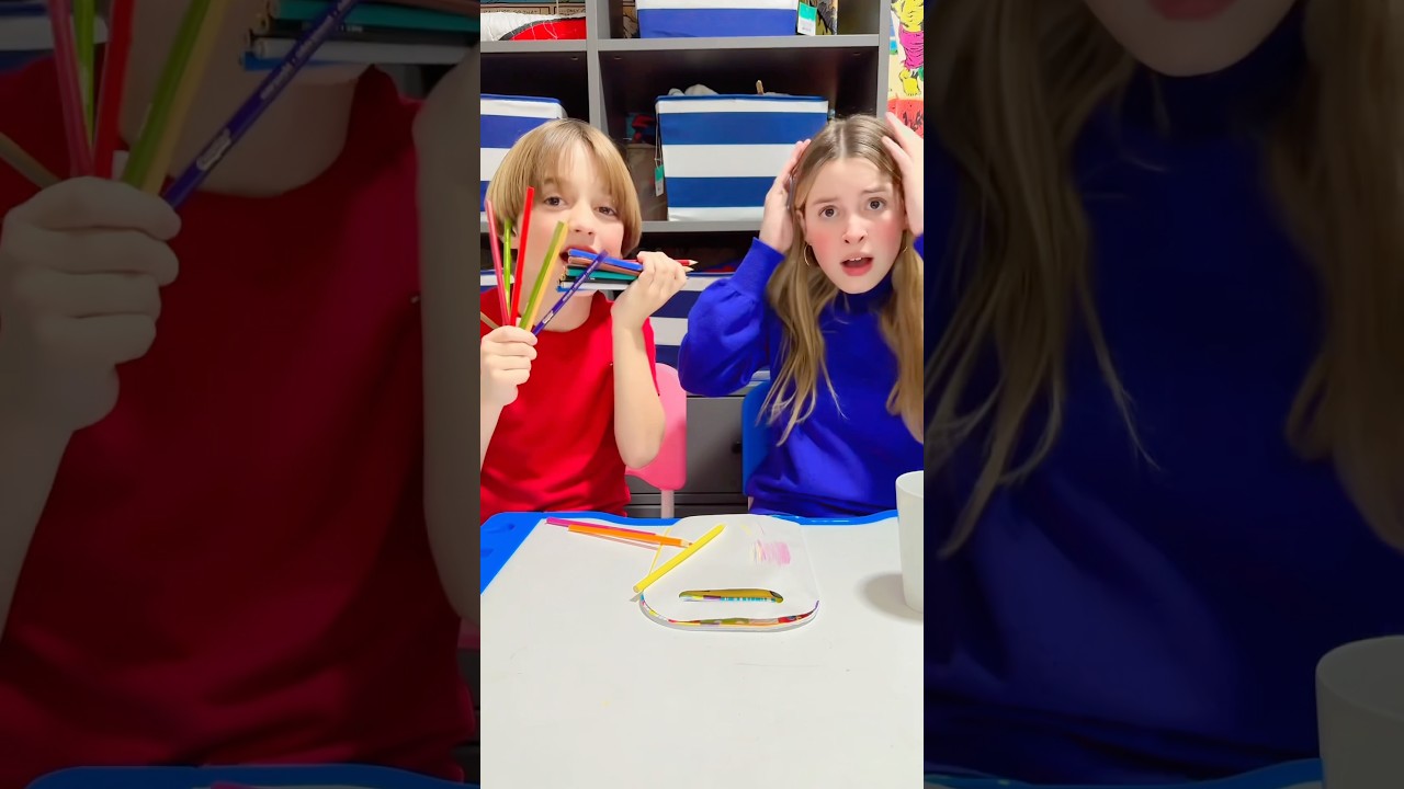 Brother pranks sister with siquid game missing teeth 🦷🤣🧒🏻❤️👧🏻😱