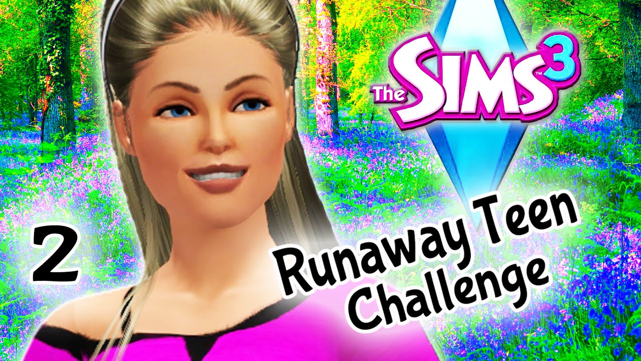 Let’s Play The Sims 3: Runaway Teen Challenge Part 2 – New Friends