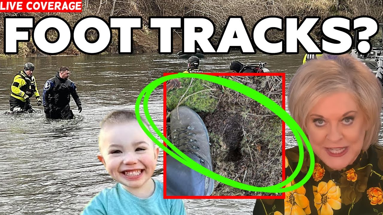 Foot Tracks? Missing Child Dane Paulsen. 2-Year-Old From Siletz Oregon. Live. DAY 8 of Search