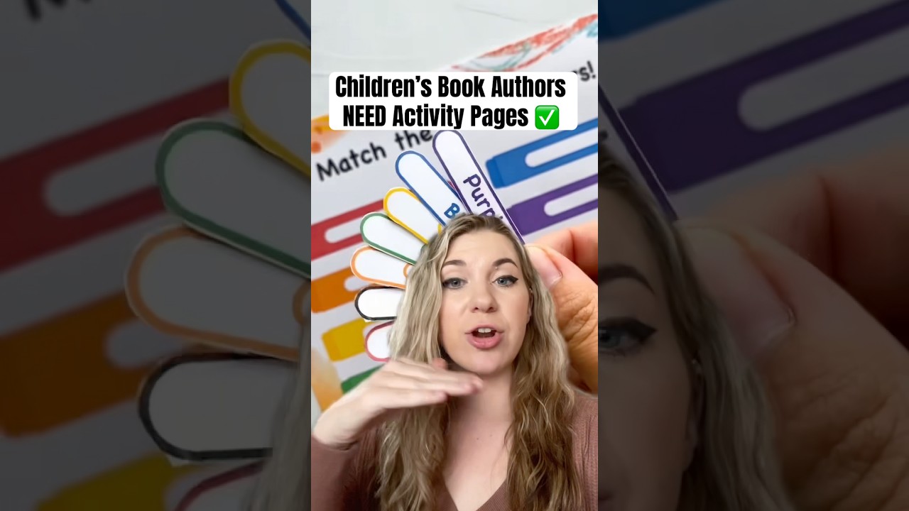You’re SO missing out on the possibilities of activity pages #childrensbookauthor #amazonkdp
