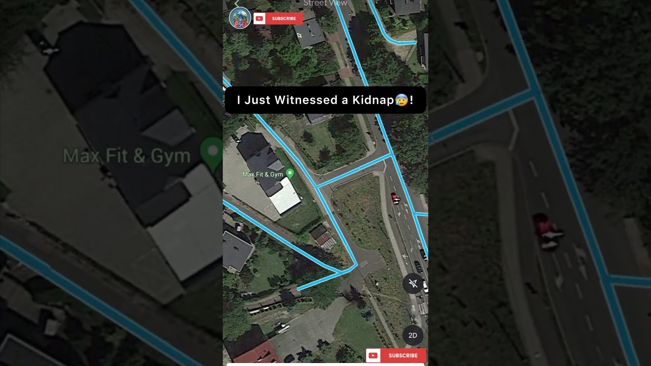 Kidnapping Caught On Google Maps & Google Earth 😱 #shorts