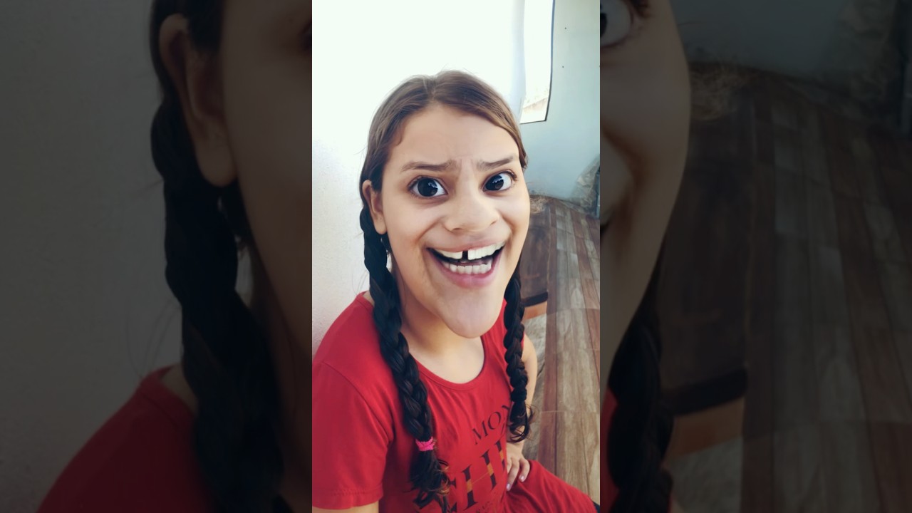 Cute child missing teeth because of squid game? 🤣😭👧🏻❤️👶🏻🦷😱