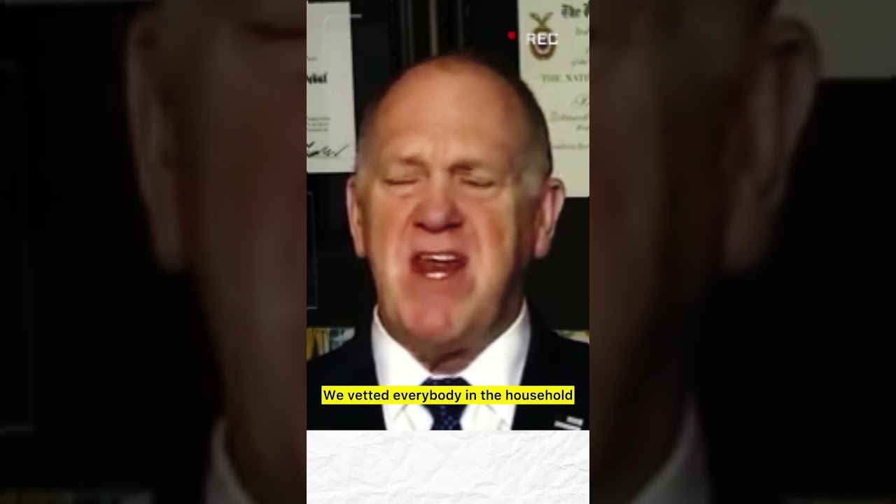 2025 : Tom Homan Sounds Alarm on Missing Children Crisis: ‘This Will Be a Tough Job #foxnews #usa