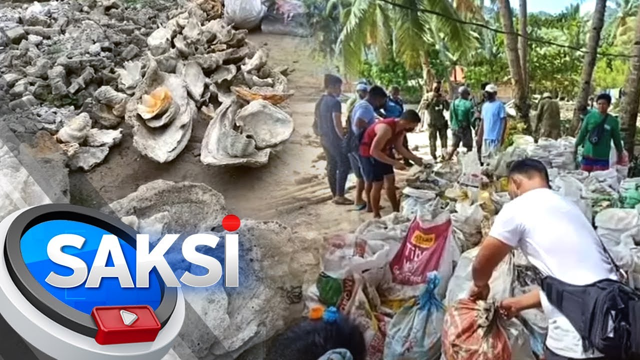 Nasa 7,000 kilo ng taklobo na endangered species na, nasamsam | Saksi