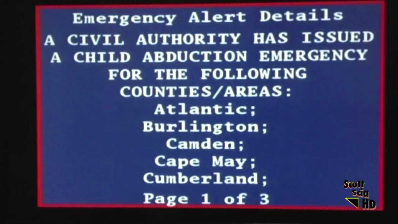 NJ Amber Alert/Child Abduction Emergency Alert System (EAS).mov