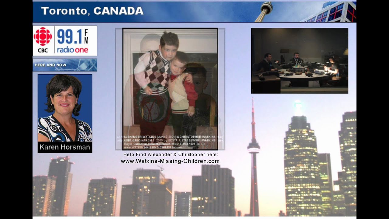 MISSING CHILDREN : Canadian CBC News International Child Abduction – Alexander Christopher Watkins