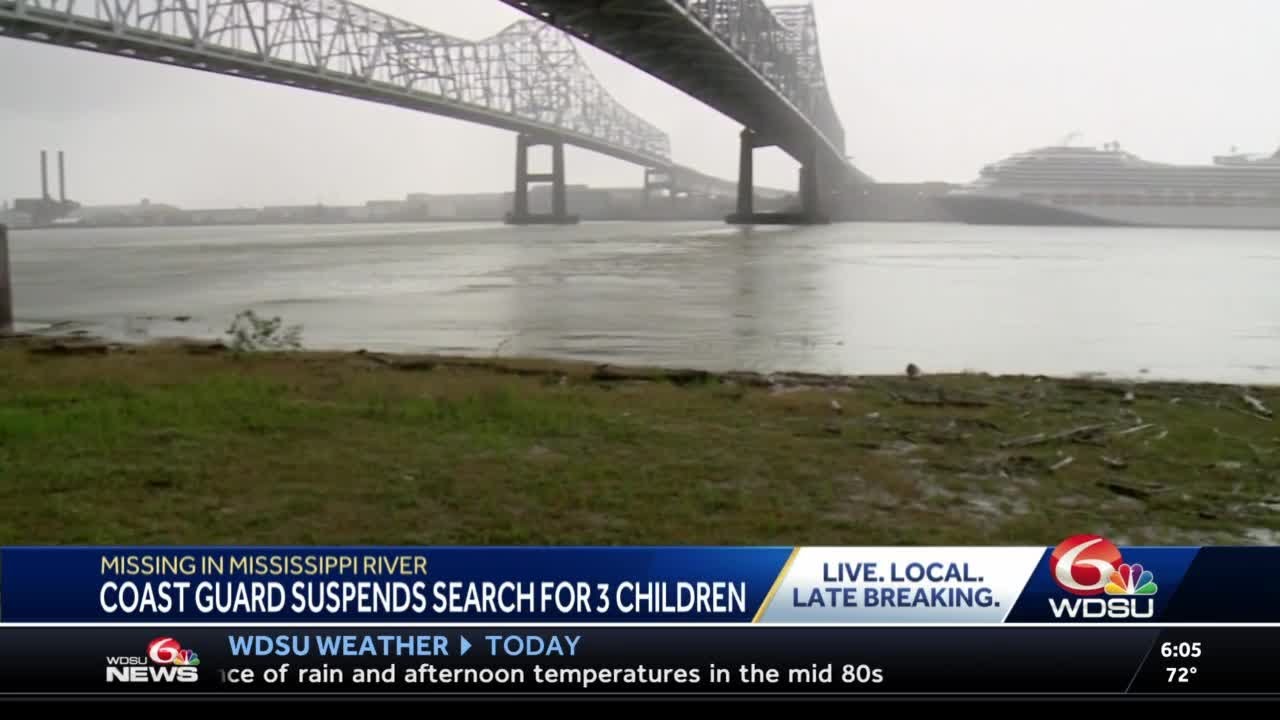Coast Guard suspends search for missing children