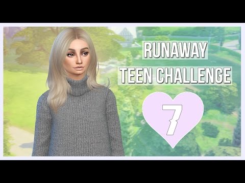 The Sims 4: Runaway Teen Challenge | Girlfriend on fire?! | Part 7