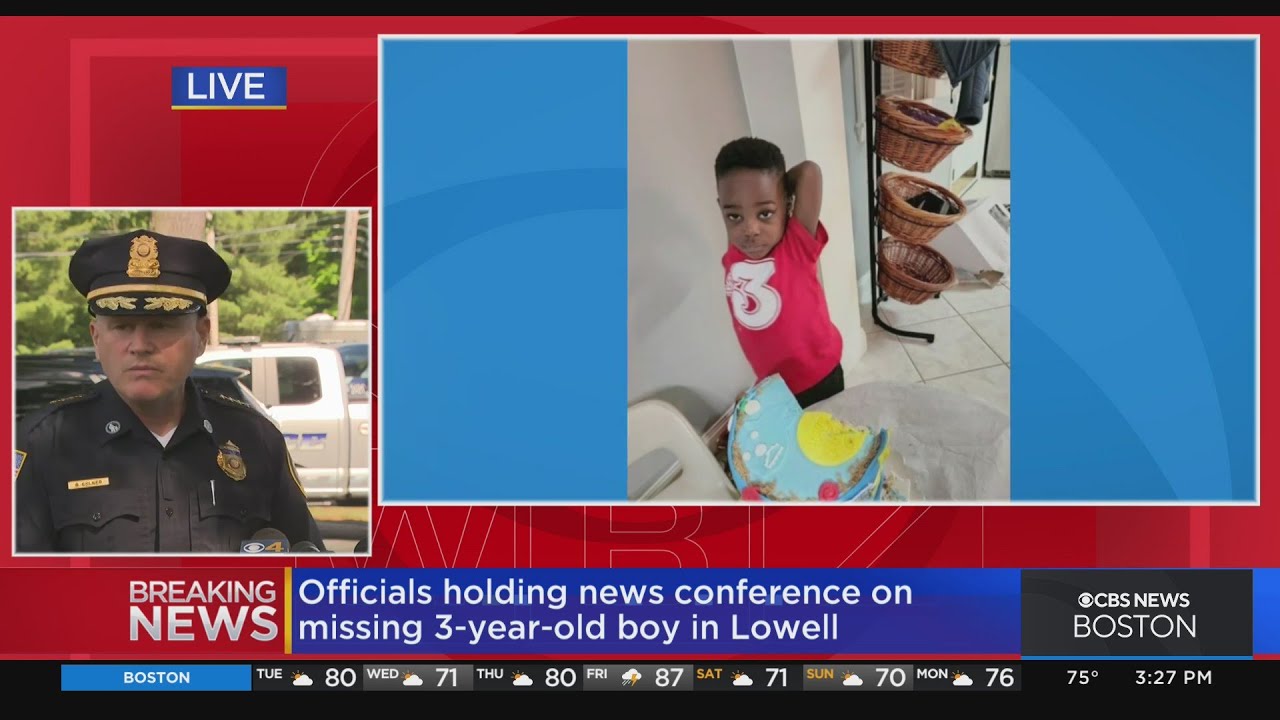 Lowell Police provide update on 3-year-old boy missing from babysitter’s house