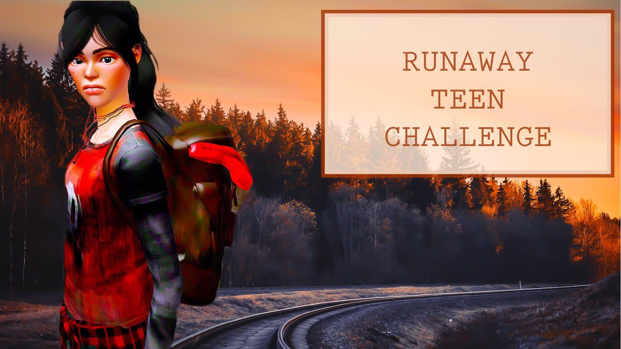 RUNAWAY TEEN CHALLENGE | Part 4: Discovered By A Boy!!😱 ~ Sims 3
