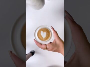 I never lost touch with my inner child 🍽️ #coffee #latteart #heartlatte #mini #coffeeshorts #new