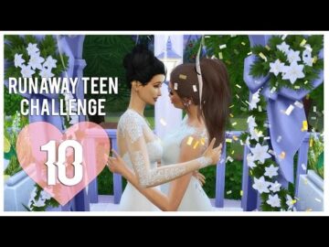 The Sims 4: Runaway Teen Challenge | Wedding Finale | Part 10