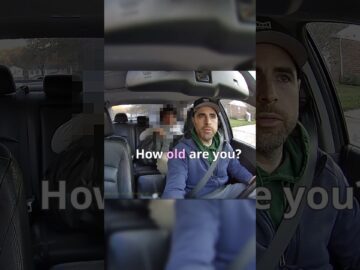 Unaccompanied Minor Tries to Get a Lyft: A Dangerous Decision? ⚠️🧐 #uber #lyft #dashcam