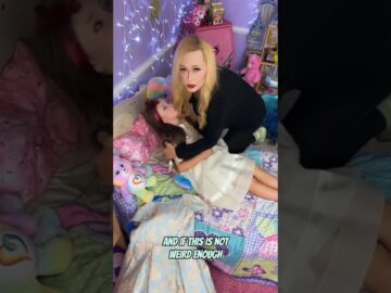 2/3 This Child Tiktoker Looks Like She’s In Trouble 😱 #shorts