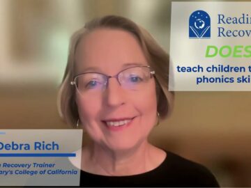 Fact Check: Reading Recovery DOES teach children to use phonics skills