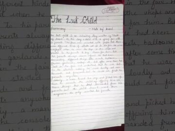 Ch – The Lost Child Summary Class 9 CBSE Moments @avniinthefairyland