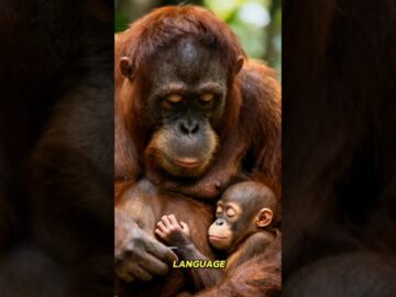 Amazing Bornean Orangutan Family #shorts #animals #wildlife #nature #animalshorts #ecozoom