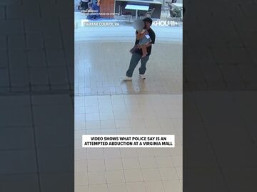 Video shows what police say is an attempted abduction at Virginia mall