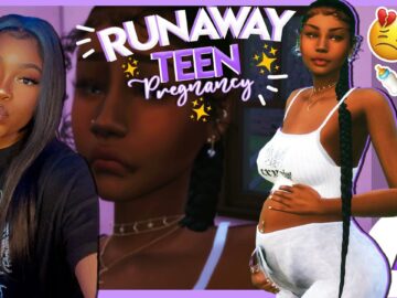 Our Baby is Here!! 👶 & Baby Father 💔 | Runaway Teen Pregnancy Challenge #4