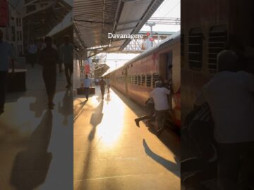 Today’s incident at Railway station Davangere💔 #railway #safety #alert #dvg #davanagere #karnataka