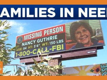 Guthrie family makes donation to help find missing children nationwide