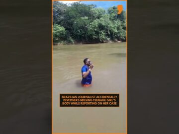 Brazilian TV Reporter Finds Missing Girl’s Body On-Camera | River Search Turns Tragic | News9