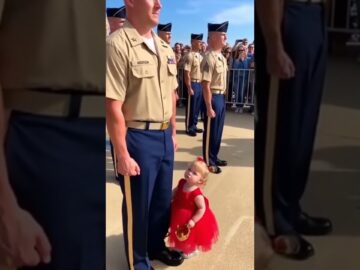 โDaddy Youโre Missing the Party! ๐๐ง๐โ#FunnyKid #MilitaryDad #CuteShorts #ViralKids