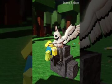 When mutated with the missing child – Roblox 99 Nights in the Forest #robloxanimation