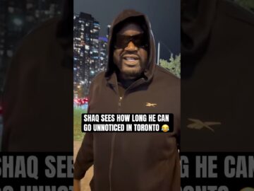 Bro said what’s up to Shaq so casually 🤣 (via @SHAQ)