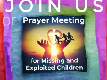 Prayer Meeting For Missing and Exploited children