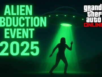 Secret Alien Abduction Event 2025 – GTA 5 Online (Grey Alien Outfit / ??? Alien T-Shirt)