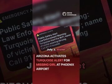 Az Turquoise Alert: Arizona Activates Turquoise Alert for Missing Girl at Phoenix Airport #crime