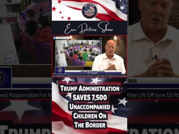 Trump Administration SAVES 7,500 Unaccompanied Children On The Border #youtubeshorts #trump #border