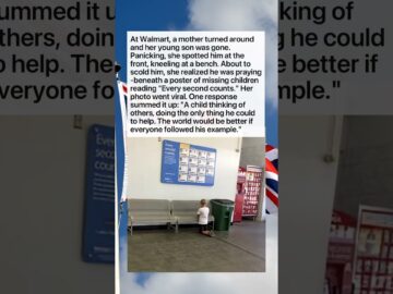 Boy’s Heartfelt Prayer for Missing Children