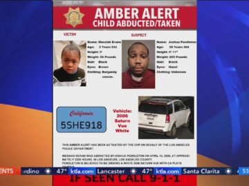 CHP issues Amber Alert after 3‑year‑old taken in Los Angeles carjacking
