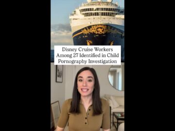 Disney Cruise Workers Among 27 Identified in Child Pornography Investigation