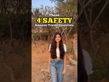 4 Safety Amazon Travel Essentials | Do Not Travel Without This #travel #gadget #safetytips #amazon