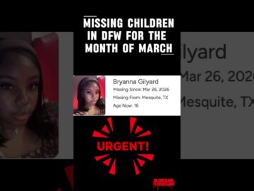 Take a look at this! These are all the children that were reported missing in the DFW area in March.