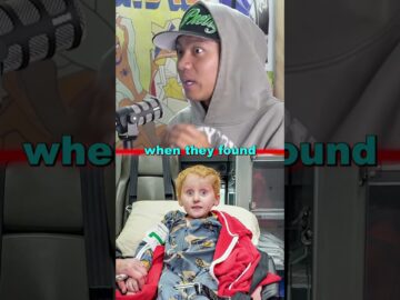 a kid looked completely different after he went missing for 2 days