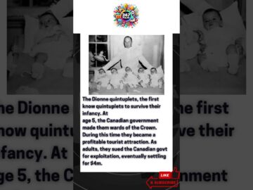 The Dionne Quintuplets: Canada’s Most Exploited Children? 🇨🇦 #truestory #didyouknow